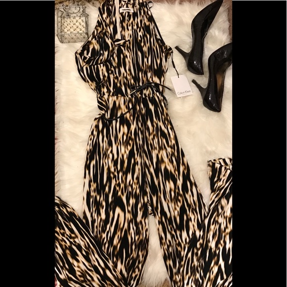 Calvin Klein Pants  print romper /jumper 💋🔥 - Picture 1 of 6